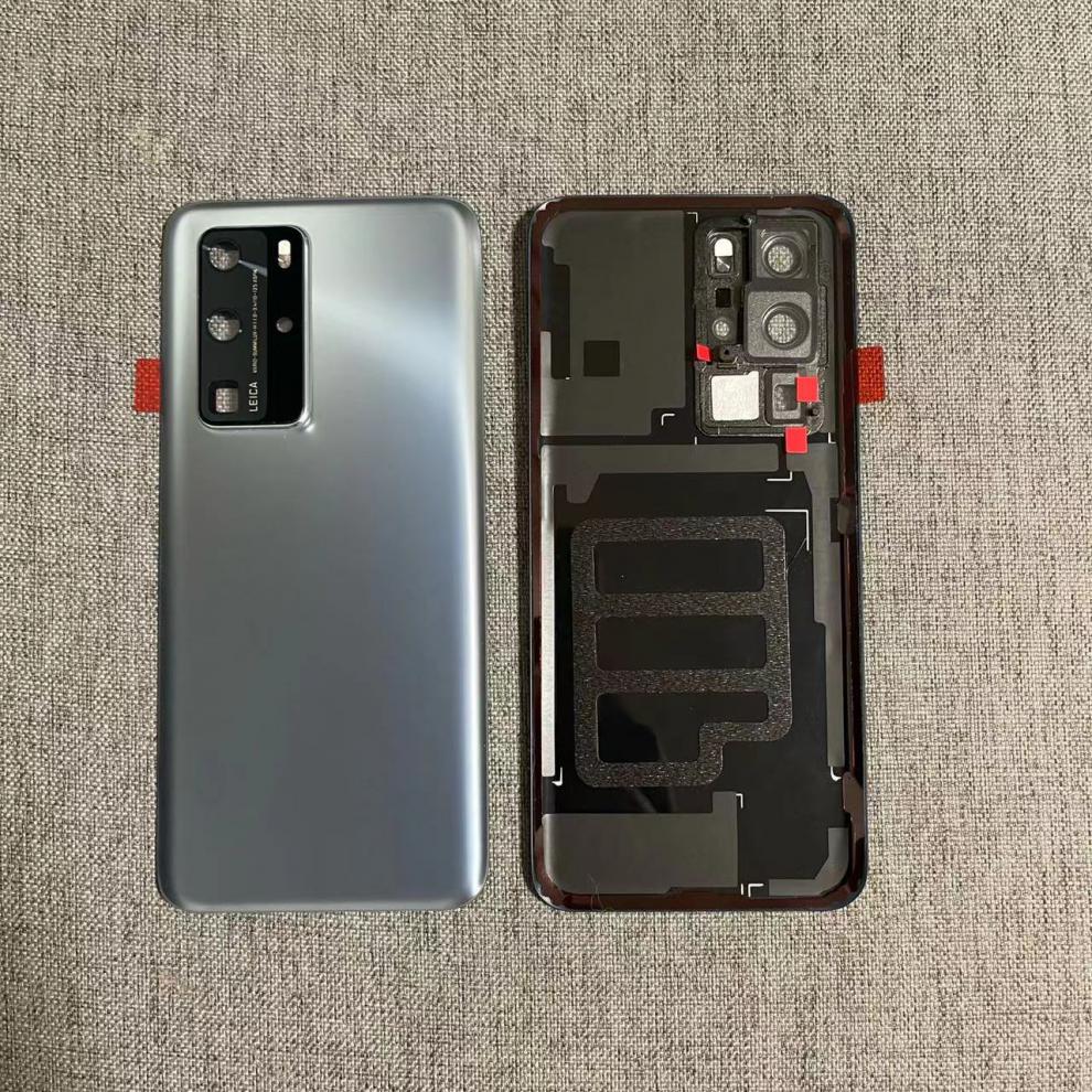 适用p40原装拆机玻璃后盖二手华为原厂p40pro后壳后盖p40深海蓝全新