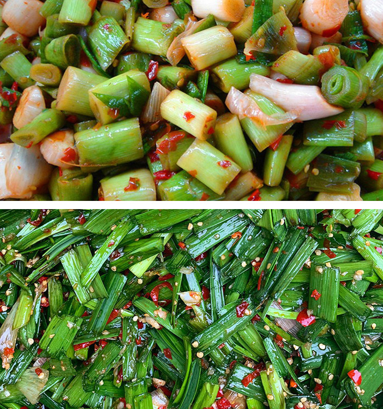 橙伯乐 农家自制腌大蒜杆香辣大蒜苗安徽特产咸菜大蒜梗蒜须蒜叶蒜苔