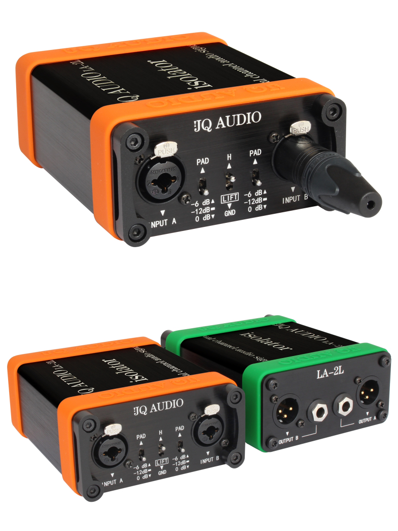 适用la-2l音频隔离器消除噪音电流声变压器演出音响滤波交流声jqaudio