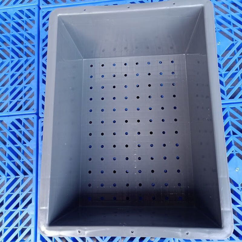 带孔过滤箱滴流盒周转箱分层箱漏水箱过滤盒diy开孔盒干湿分离盒定制