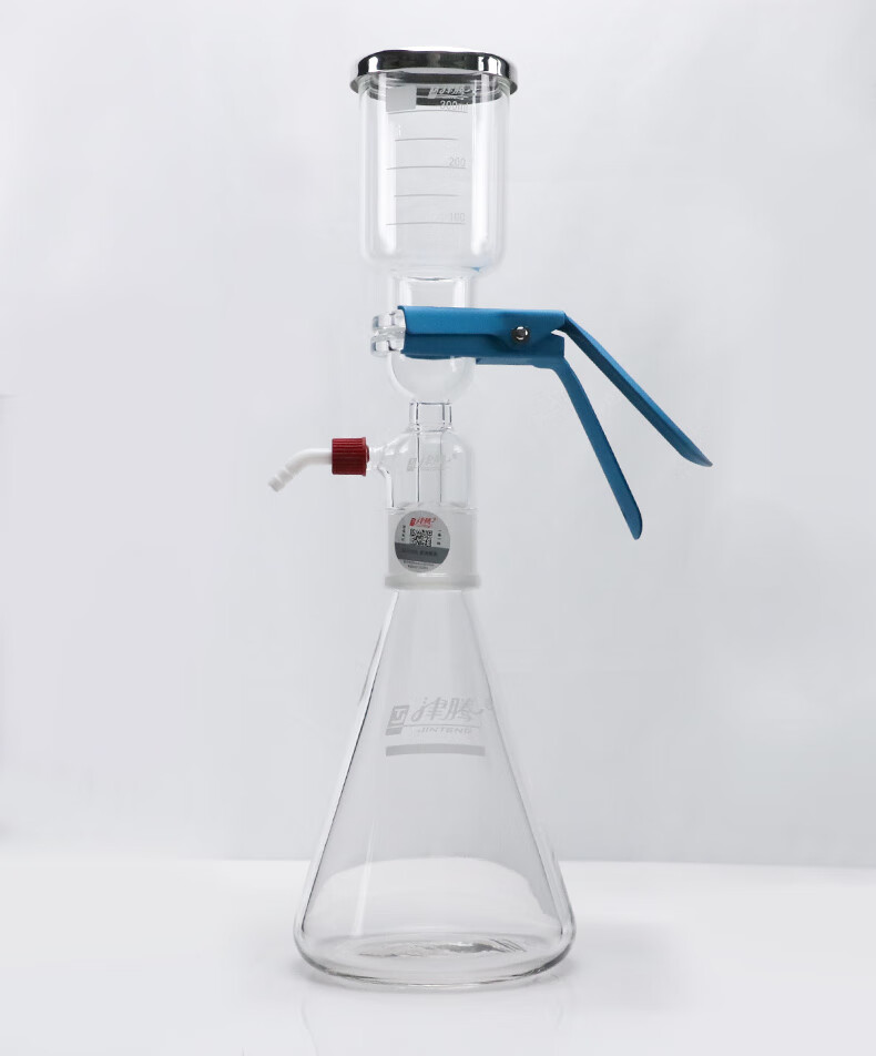 得力同款溶剂砂芯过滤器津腾高硼硅玻璃砂芯过滤装置10002000ml加厚