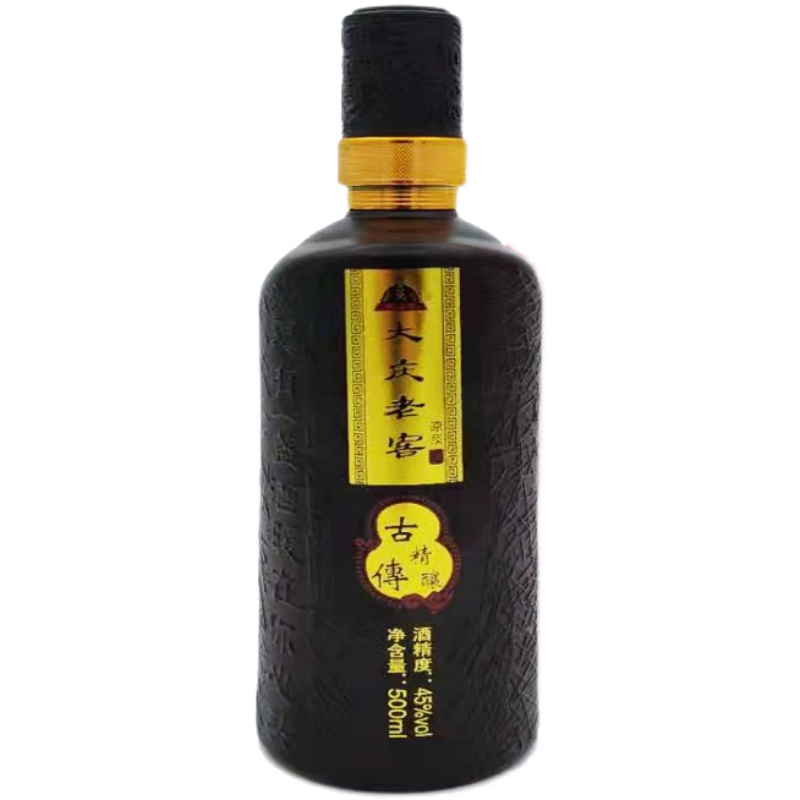 大庆老窖原浆45度纯粮酿造国产浓香型白酒500ml6瓶特产500ml1瓶