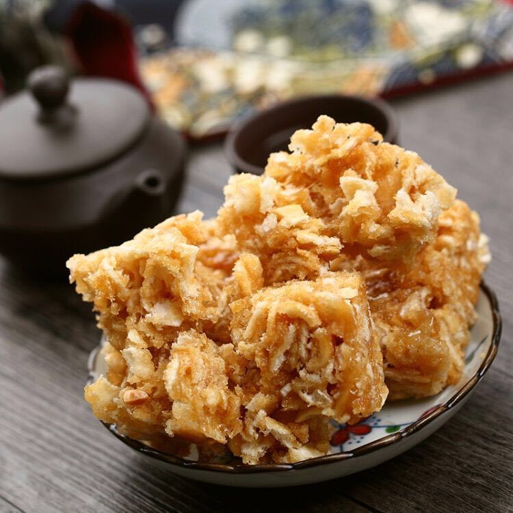 汕尾海丰特产小吃红海湾福厚桦遮浪马仔海苔味拔丝玛仔沙琪玛5包360克