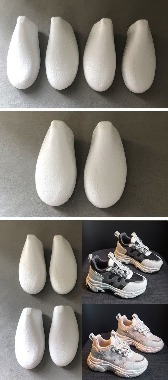 可狄男女鞋用塑料泡沫鞋撑定型防止不变形鞋盾皮鞋休闲鞋楦塞3双3538