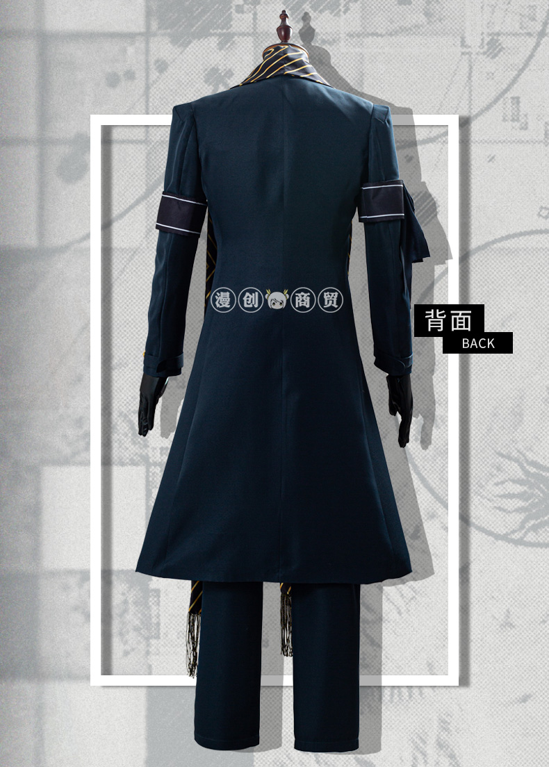 明日方舟cos银灰约克的寒风冰原信使皮肤cospaly服装男cos 男xl【工期