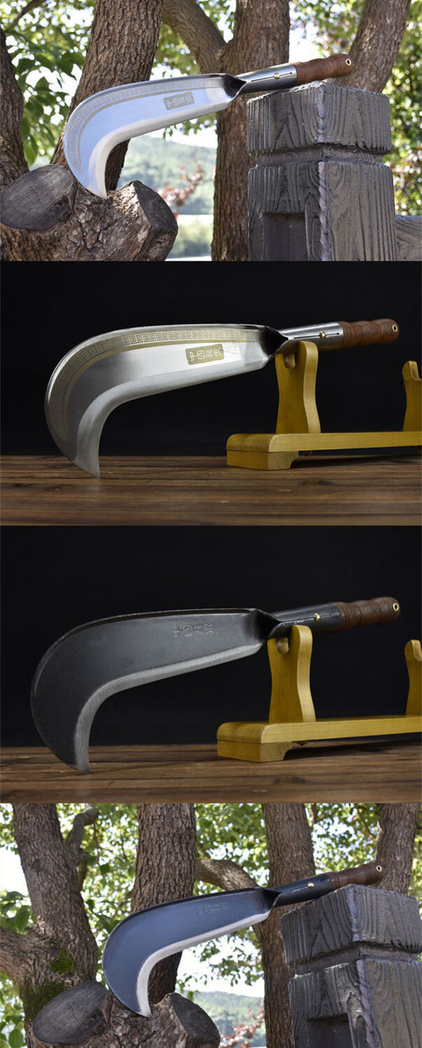 大砍刀定制农用柴刀户外开路竹刀锻打枝刀劈柴伐木刀弯刀砍柴刀联能