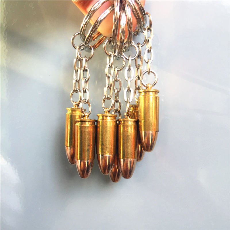 子弹壳汽车挂件 壳工艺品钥j匙扣挂件汽车钥匙吊坠军事训练礼品退伍