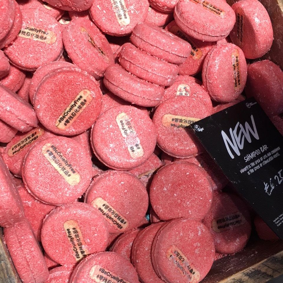 英国lush洗发皂小红帽控油清洁55g柠檬