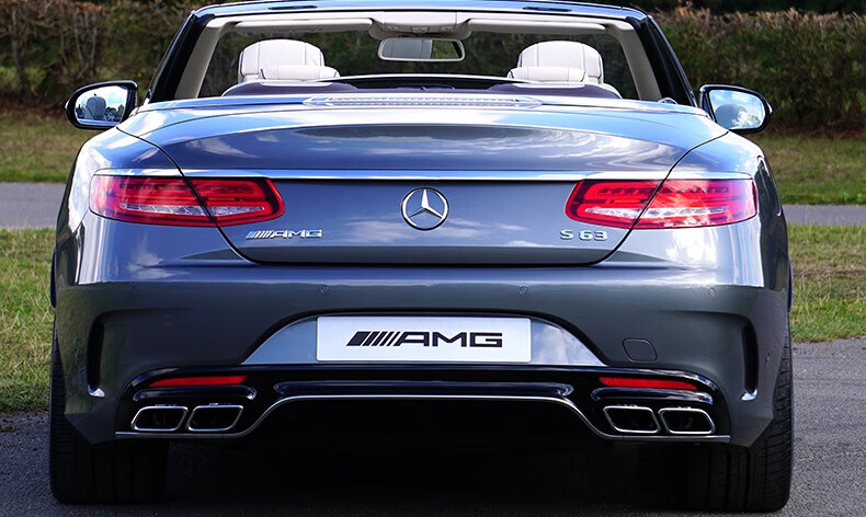 适用奔驰尾标abces级 cla glk glc gle cls 后尾箱车标三叉星标志