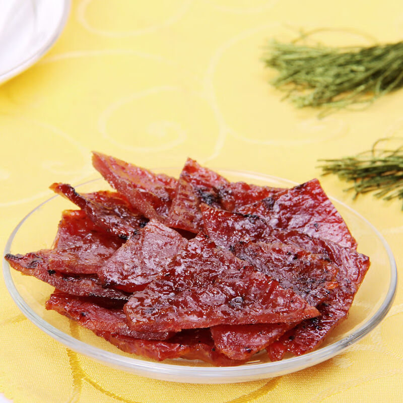 美珍香肉干组合100g3袋真空包装碎肉干炭烤猪肉脯休闲肉类零食品3袋