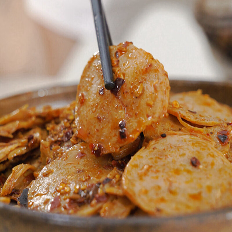 湖南特产长沙捆鸡现切新鲜捆鸡猪小肠熟食肠衣卷网红美食卤味捆鸡400g