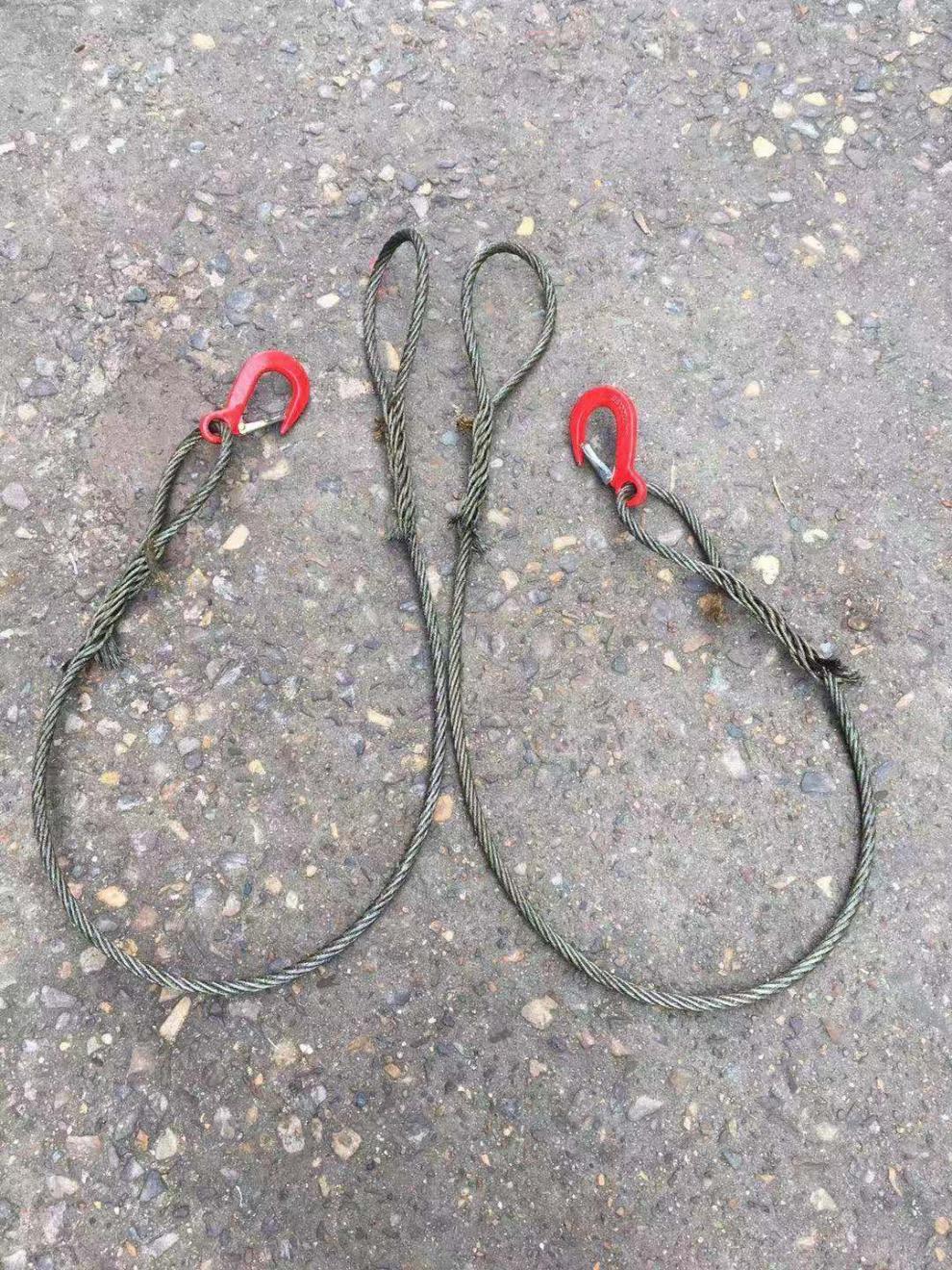 手工编头双扣插编钢丝绳起重吊装钢丝绳吊具索具吊索钢丝绳吊起重 10