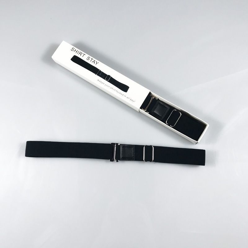 喜圣多新品衬衫固定夹男士衬衫防滑防皱神器固定绑带隐形衬衫夹防跑防
