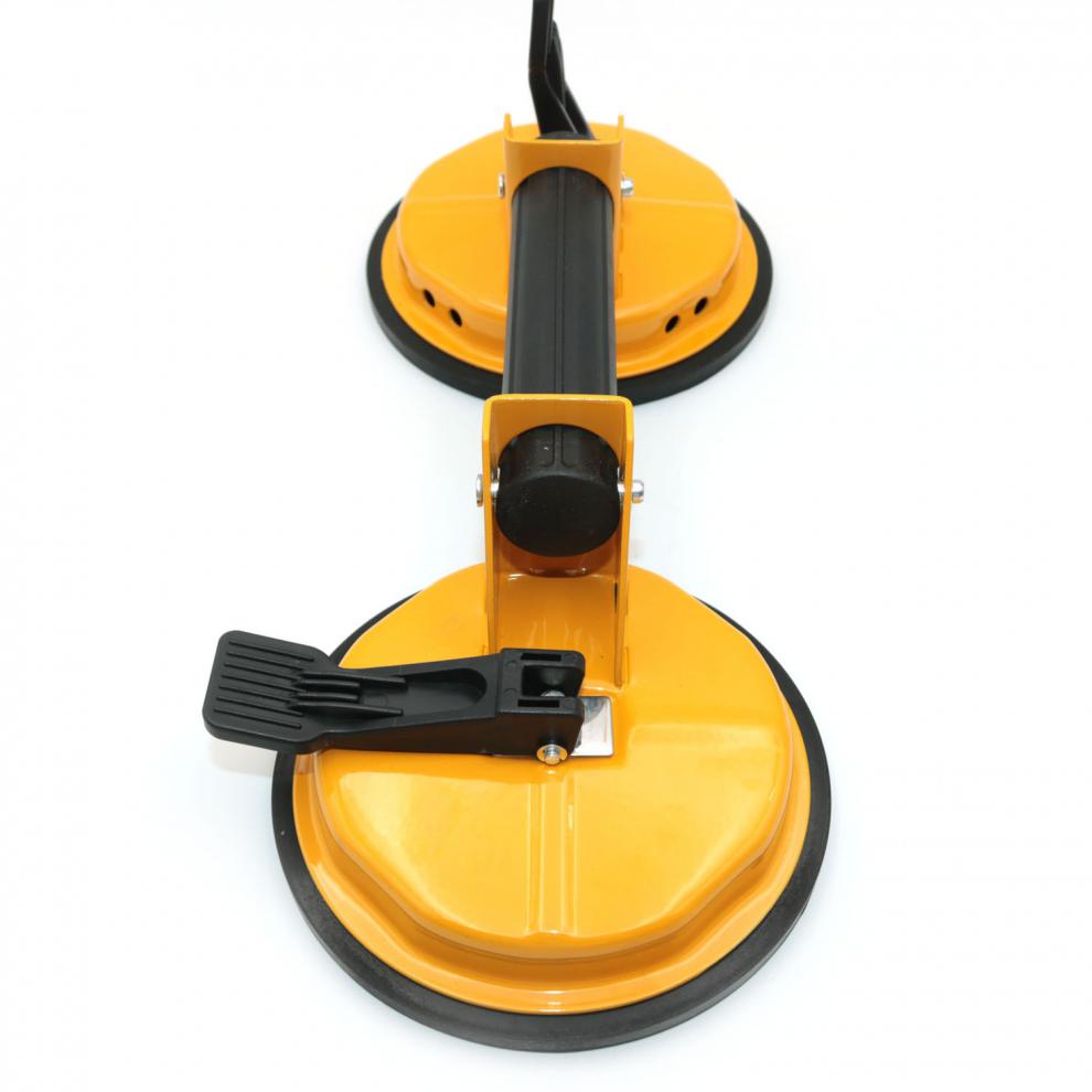 玻璃吸盘强力重型吸提器单双爪真空铝合金贴瓷砖地板搬运固定工具 塑