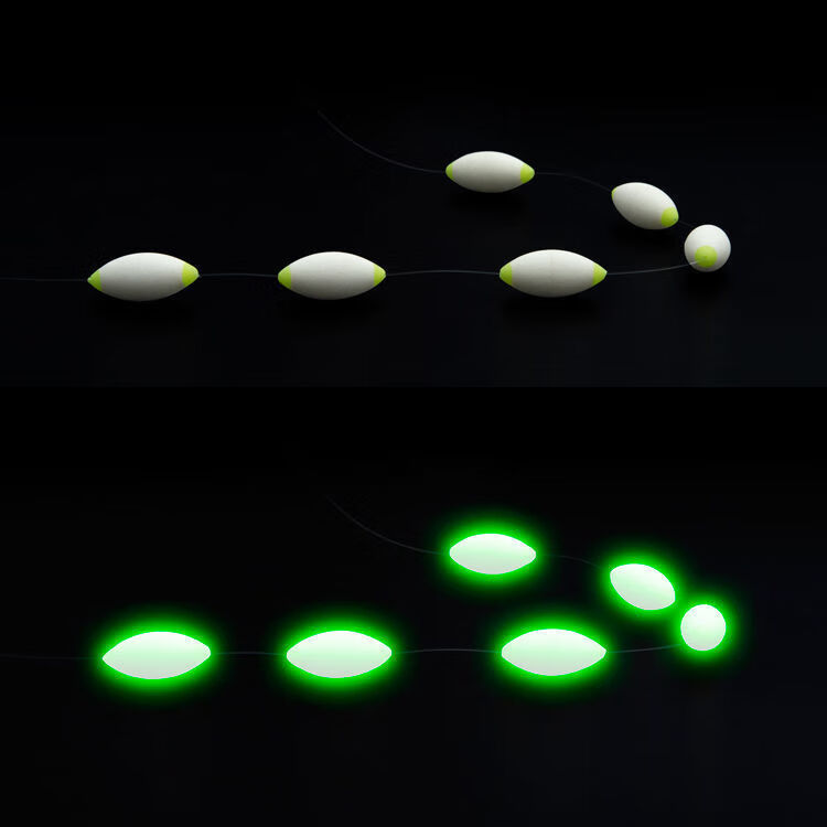 【京品优选】七星漂夜光漂三信夜光七星漂散装鱼漂醒目超亮夜光浮漂夜