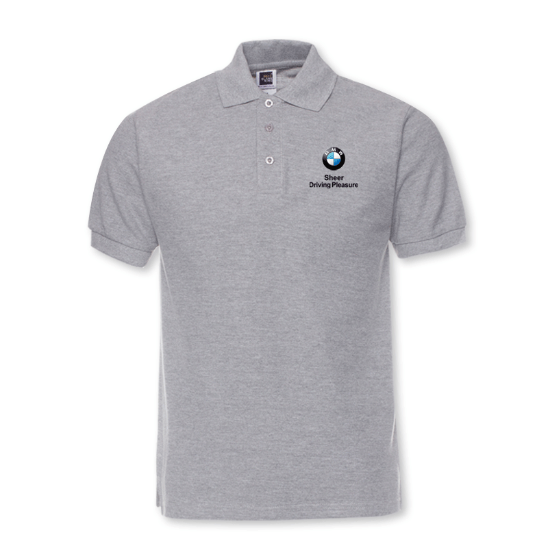 宝马bmw摩托车夏季骑行服bmw男士短袖polo衫新款翻领4店工作服t恤定制