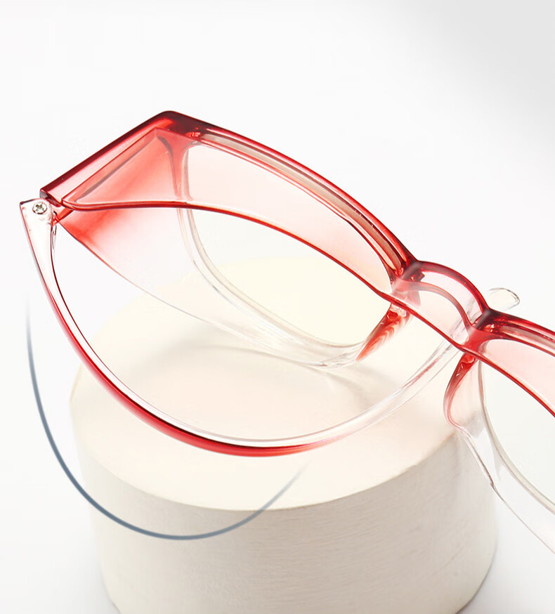 儿童款防花粉tr90防蓝光护目镜防雾花粉眼镜可配眼镜框架渐进红