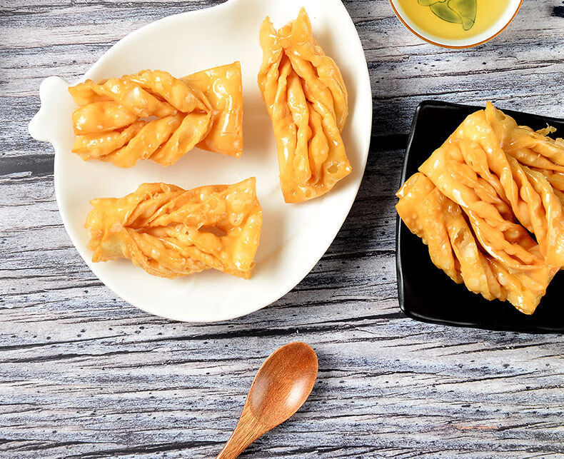 广东佛山传统美食蛋散广式特色小吃旦散甜味正宗伴手礼 甜味 两盒