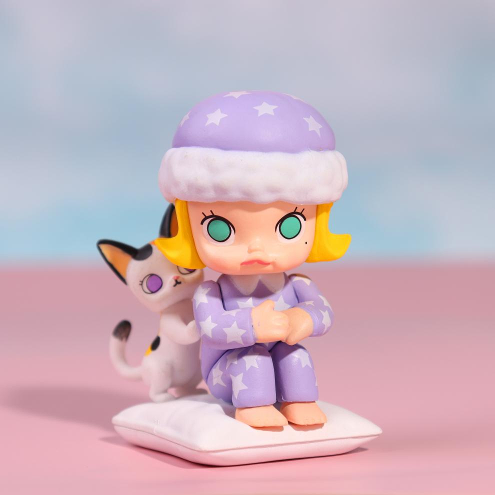 新年礼物 泡泡·玛特茉莉的盲盒女孩网红新款molly大便宜马特 好梦