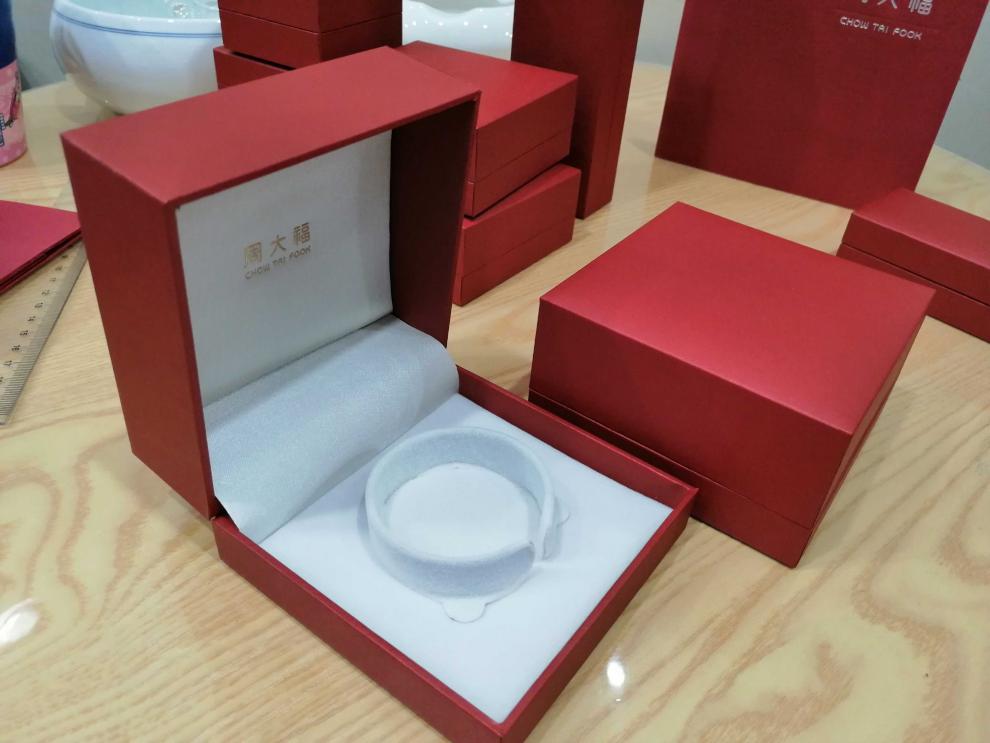 好品优选周大福首饰盒包装盒戒指盒吊坠盒手镯盒手链盒直播用首饰盒