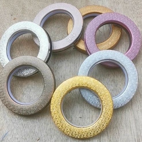 窗帘配件圆环挂环70系列窗帘环罗马艺术圈布扣环打孔圈消声纳米环花边