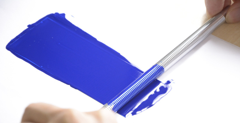 高精度日式osp线棒涂布器涂料油墨油漆刮墨棒挤压式线棒涂膜布棒豹点