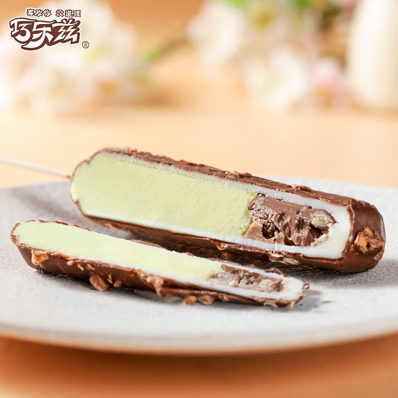 巧乐兹冰淇淋雪糕巧脆棒巧丝绒苦咖啡75g 巧乐兹巧榛橘70g*30支【6盒