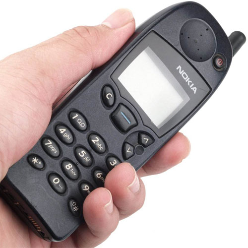 nokia/诺基亚5110直板按键手机 经典怀旧老人备用收藏机 蓝色 16mb