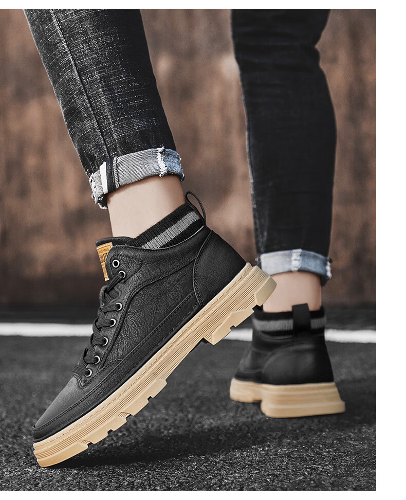 耐克nike马丁靴男士中帮年新款冬季男鞋秋季百搭休闲皮鞋高好品质潮鞋