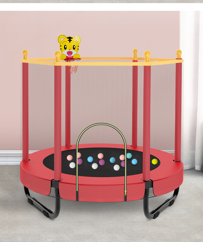 豪技轻奢品牌蹦蹦床家用儿童室内带护网小孩弹跳床大人蹦床跳床小型