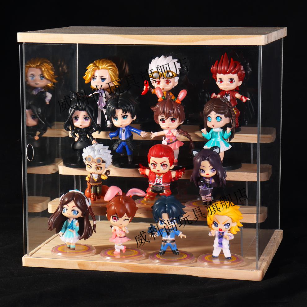 斗罗大陆手办全套小舞玩具小五和唐三公仔人偶模型 b款整套7个【透明