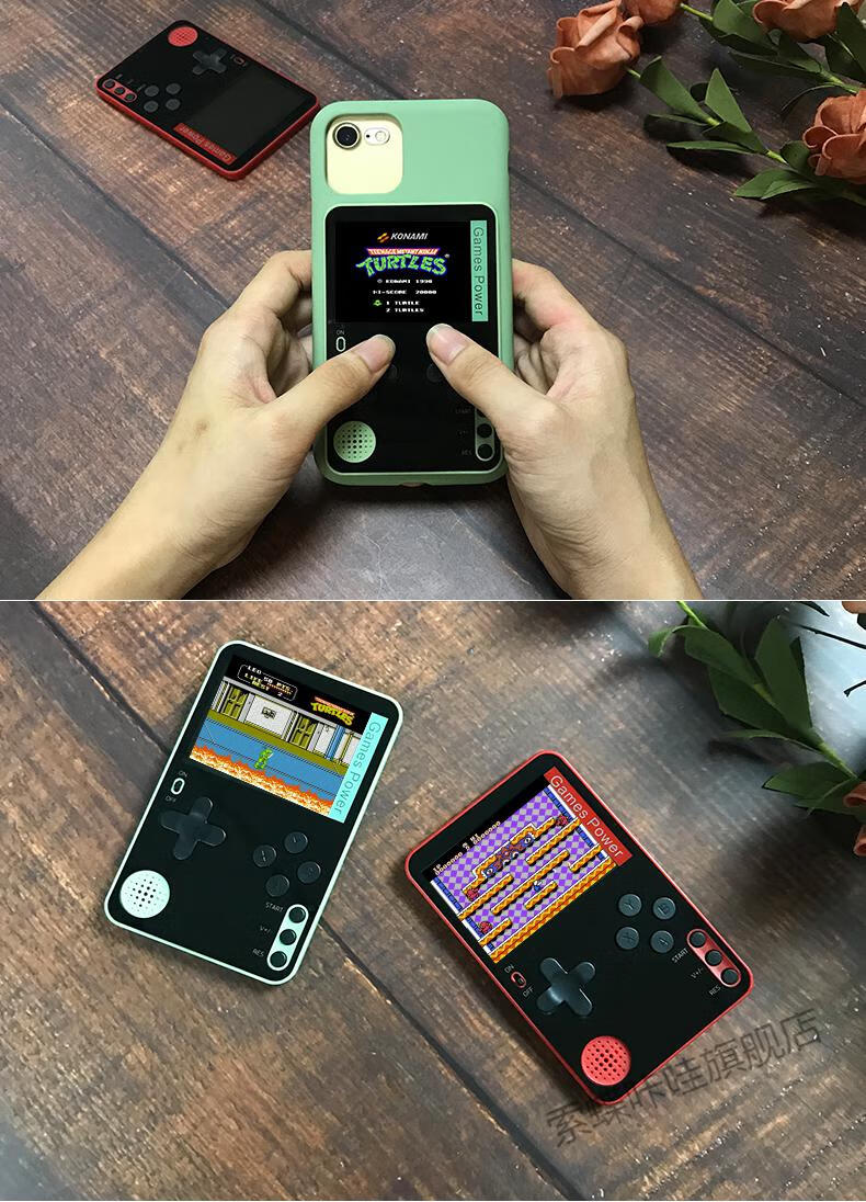 酷孩游戏机掌机酷孩薄卡片游戏机口袋妖怪级玛丽fc掌机旅行打发时间