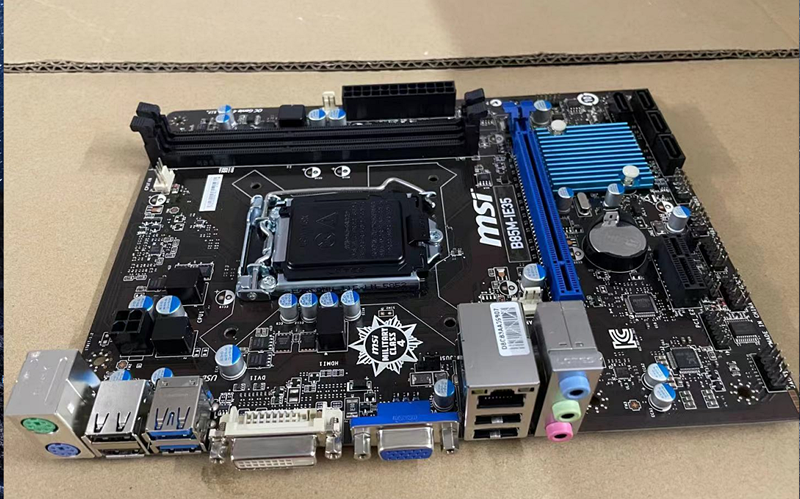 库存全新msi/微星 b85m-e45 b85m-ie35 小板 支持4590 4790 黑色