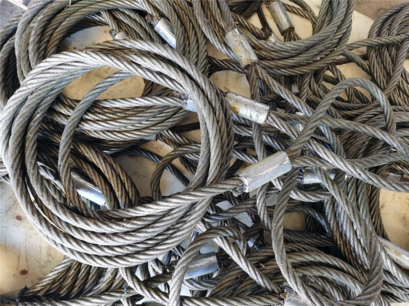 双扣压制钢丝绳/钢丝绳吊索具起重工具吊车行车用12/14mm16mm18mm 10