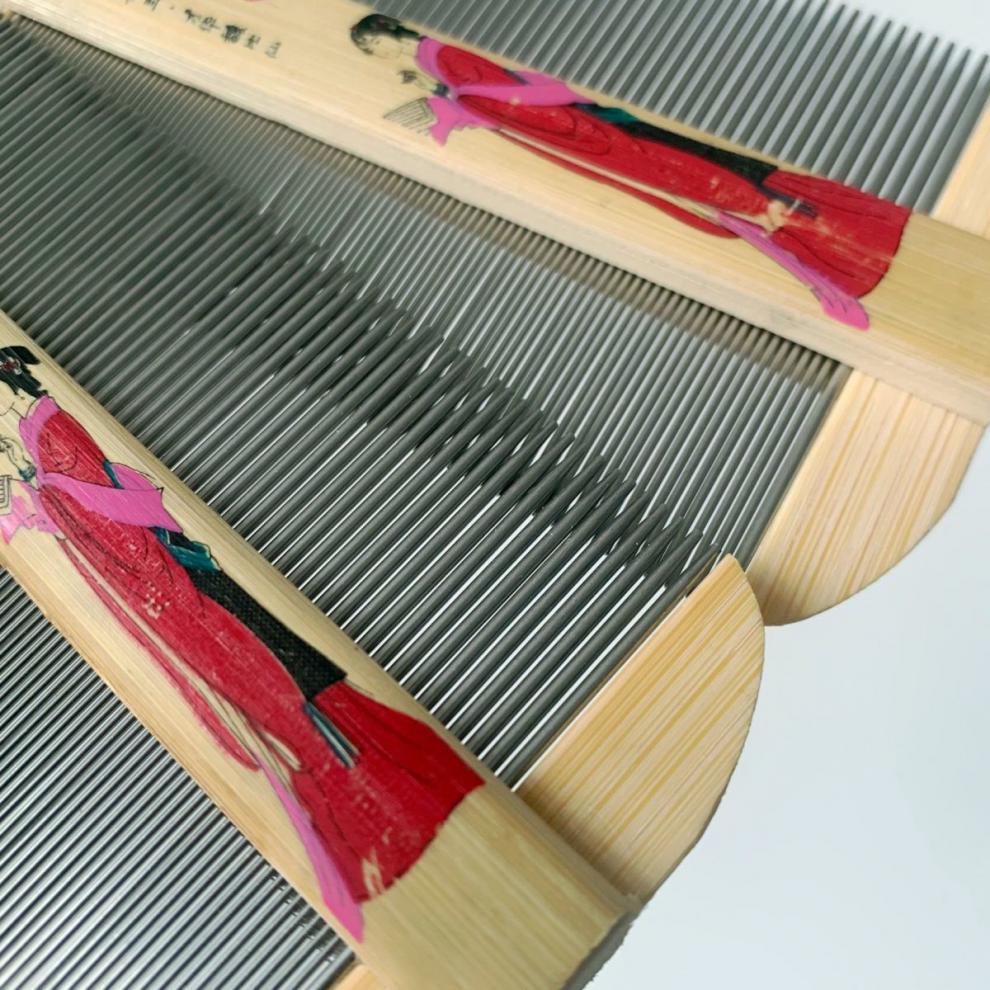 篦子虱子梳超密齿除头虱细齿竹密梳子去虱子儿童去虱卵细齿篦子w手柄