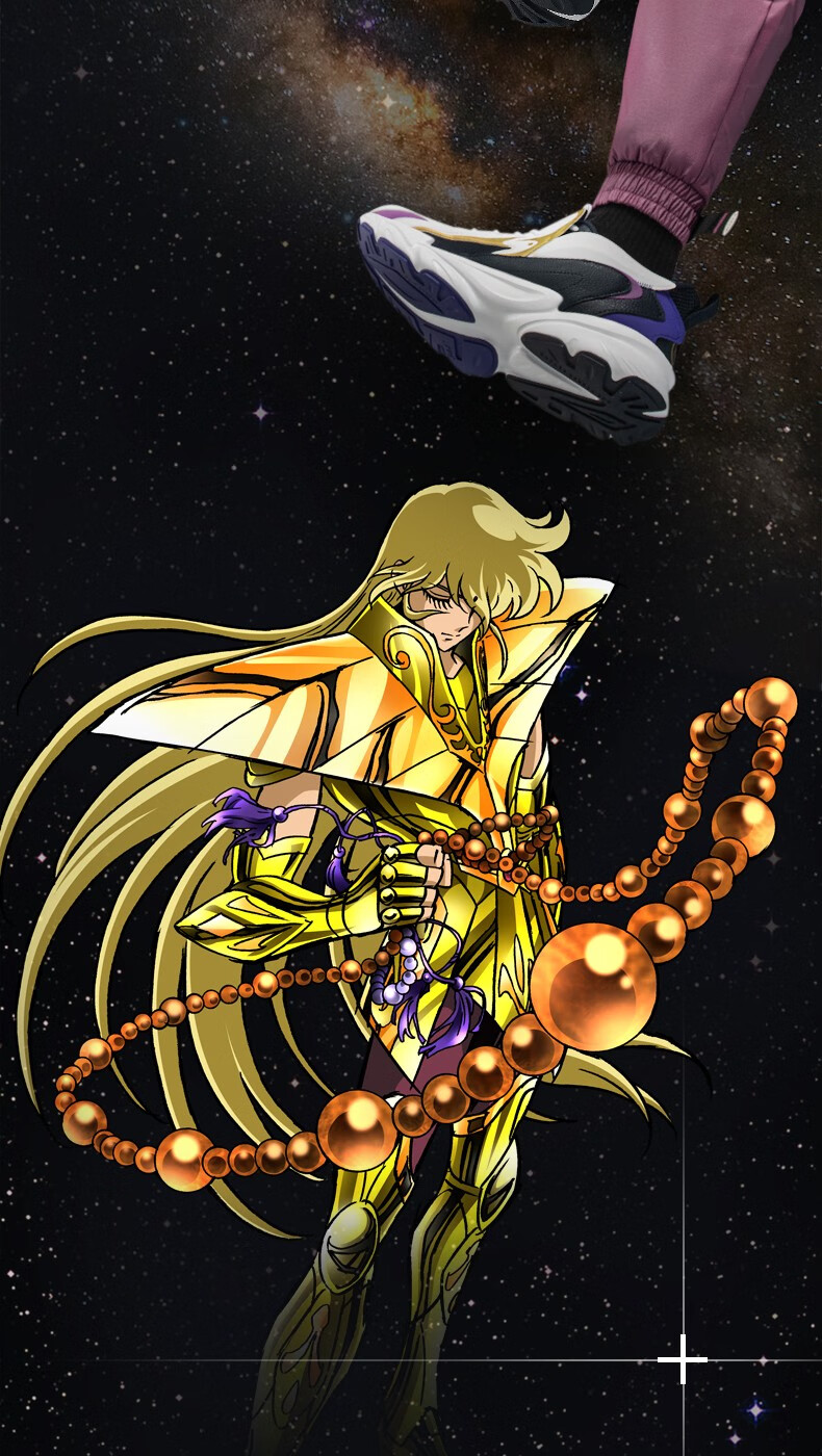 黄金圣斗士联名沙加撒加361男鞋老爹鞋灵眸复古百搭休闲运动鞋羽毛白