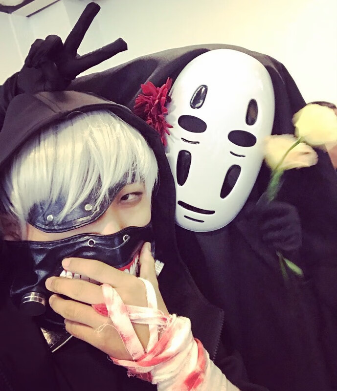 千寻无脸男服装万圣节cosplay成人男女恐怖恶魔幽灵鬼 无脸男170-190