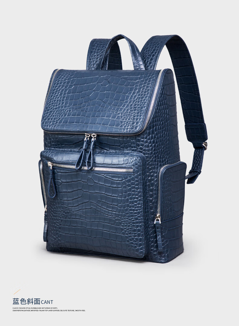 38三八节礼物莱玛仕轻奢品牌真皮双肩包男士头层牛皮质背包男真皮大