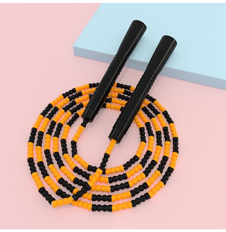 兰威跳绳学生团体交互绳多米数花样竹节长绳中小学校表演跳绳lw0837