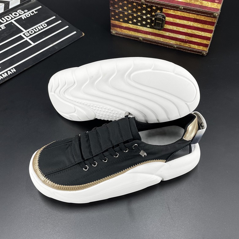 小丑鞋男布鞋男夏季透气个性潮流帆布休闲鞋男士小丑厚底增高大头鞋男