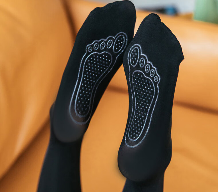 光腿神器春秋连裤袜春秋薄款光腿神器钢丝袜连裤袜打底袜自然肤色脚底