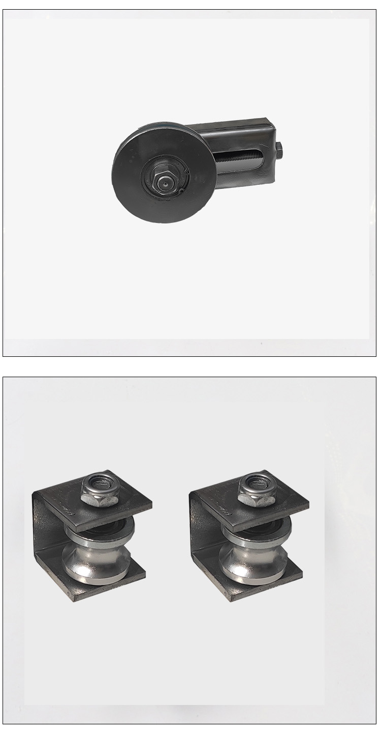 渣土车自动篷布钢丝绳传动配件泥头车电动篷布配件自卸车滑轮配件过桥