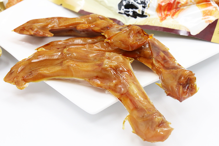 温州特产小吃初旭卤味鸭掌400g克辣味零食独立小包装420g原味辣味400