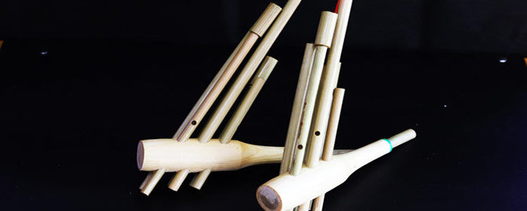 新款小号六管道具芦笙纯手工舞台表演道具旅游纪念品民族乐器小芦笙一