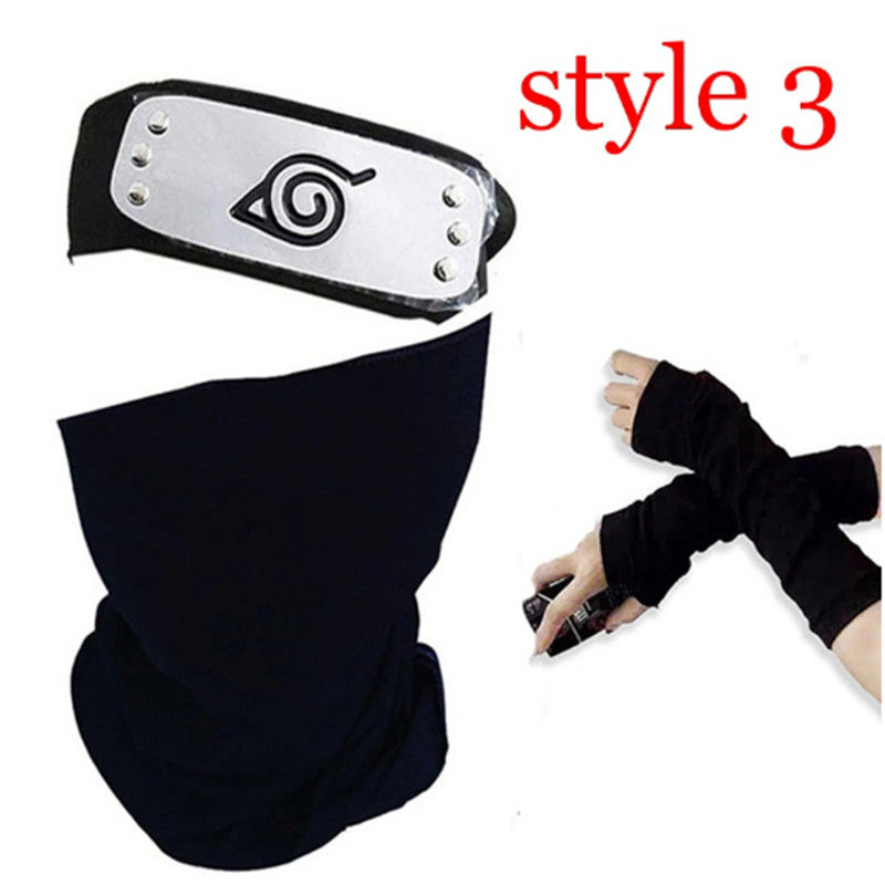 卡卡西面罩火影忍者动漫周边卡卡西四代目晓同款cosplay面罩头带角色