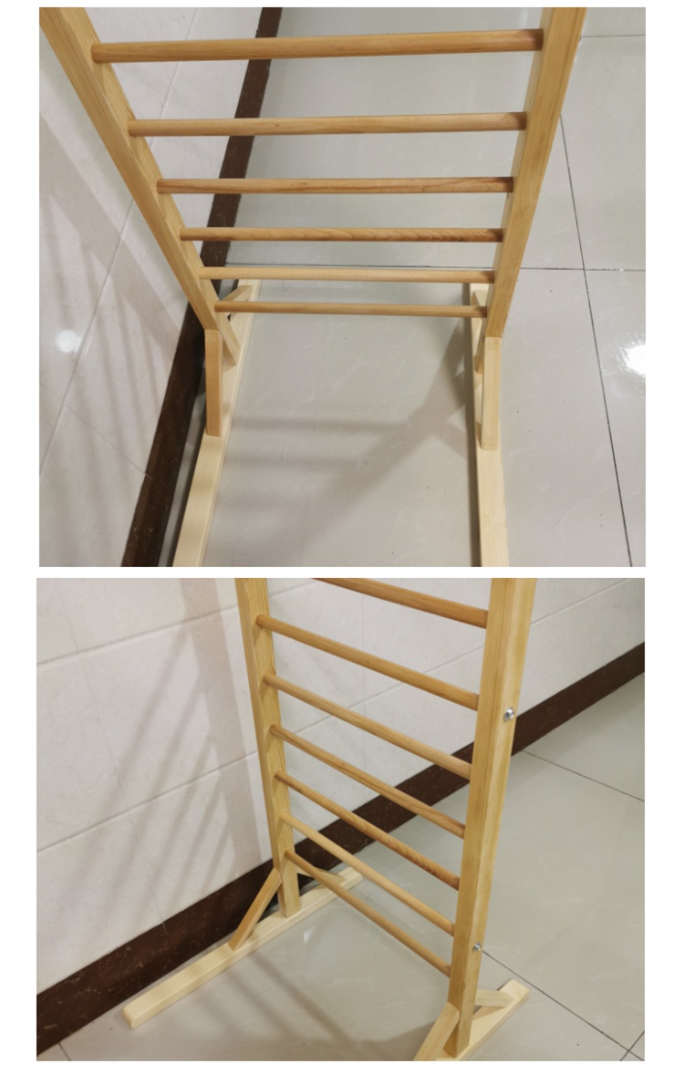 宝利嘉梯背架儿童康复实木梯背椅肩悌康复训练器实木架阶梯架平衡训练