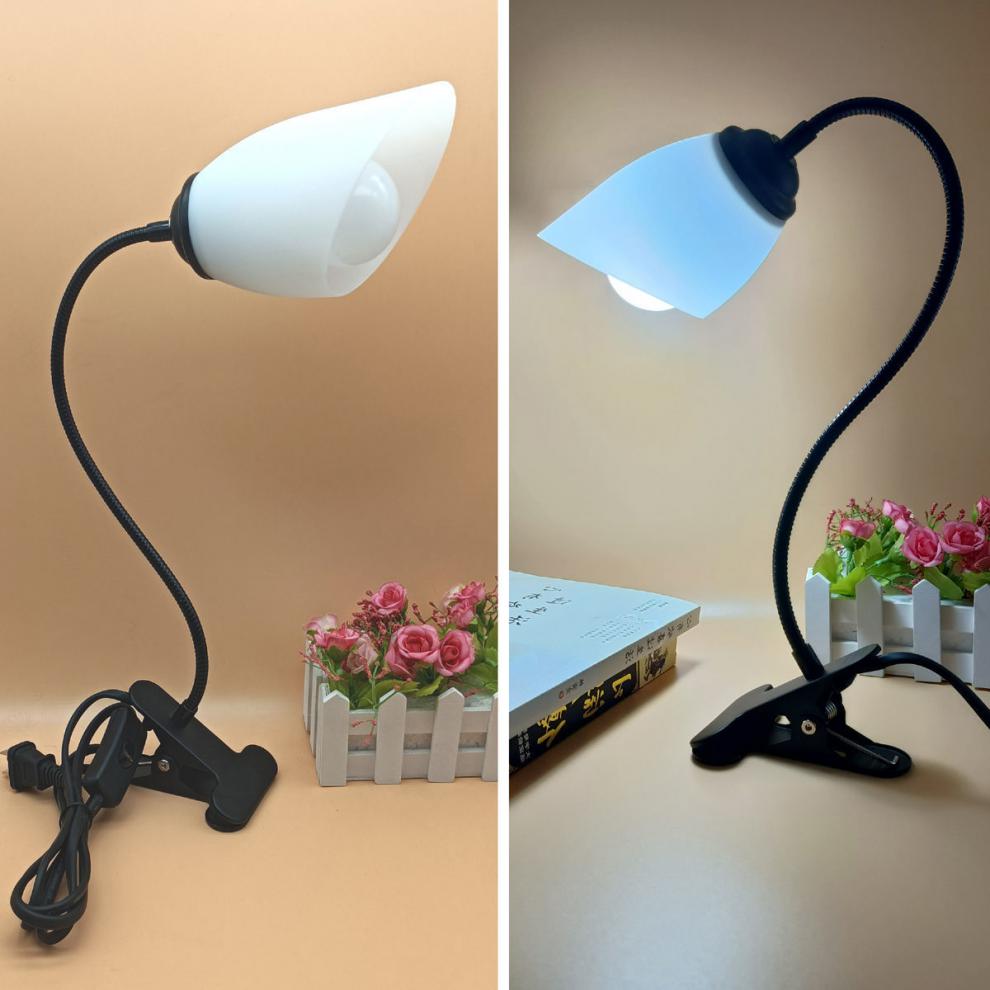 床头宿舍学习阅读金属夹子台灯e27led灯个性简约生日礼物创意台灯e27