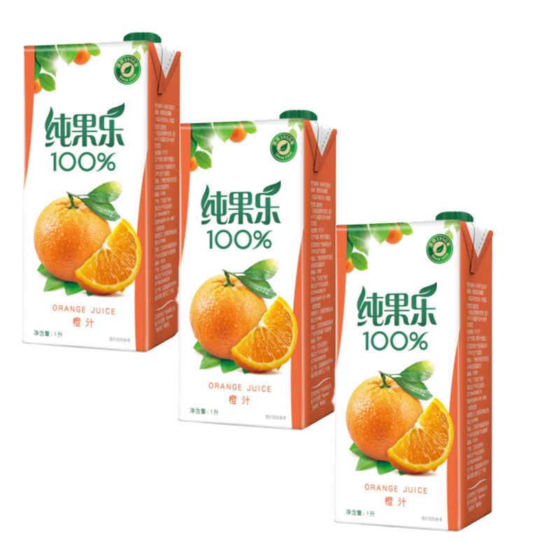 纯果乐 1l*4盒纯果汁橙汁 葡萄 苹果汁 葡萄汁 1l*6盒【图片 价格