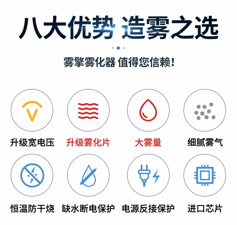 十头超声波雾化头雾化板加湿水池景观喷雾器水景烟雾器造雾雾化器