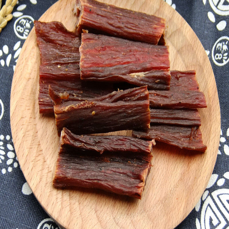 正宗牛肉干青海特产手撕风干牦牛肉高原特色零食全国顺丰半斤香辣半斤